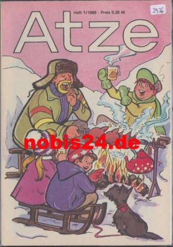 Atze Comic Book GDR 1/88