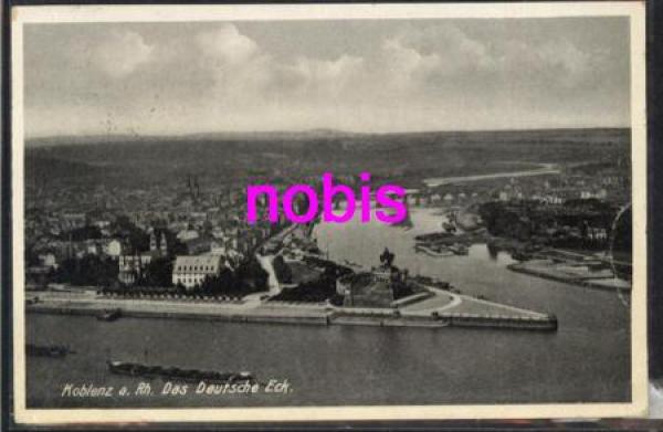 Koblenz Rhein Das Deutsche Eck o 31.8.1931