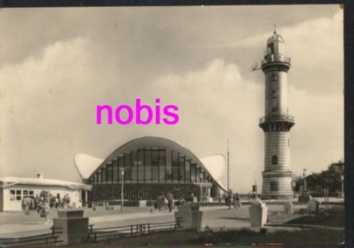 Warnemunde Teepott Lighthouse o 28.7.1971