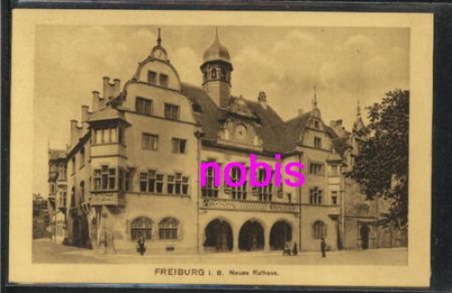 Freiburg Breisgau Neues Rathaus *ca.1920