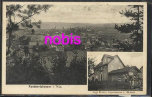 98631 Rentwertshausen Bäckerei Geschäft o 31.3.1936