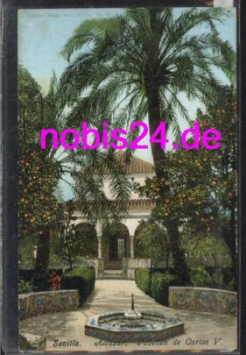 Sevilla Alcazar Pavellon de Carlos V.  o 13.8.1924