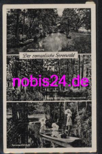 Spreewald Trachten Kahnfahrt  ca.1940