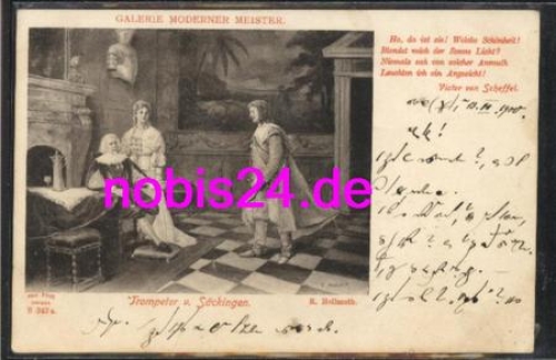 79713 Sackingen Trumpeter from Sackingen o July 13, 1900
