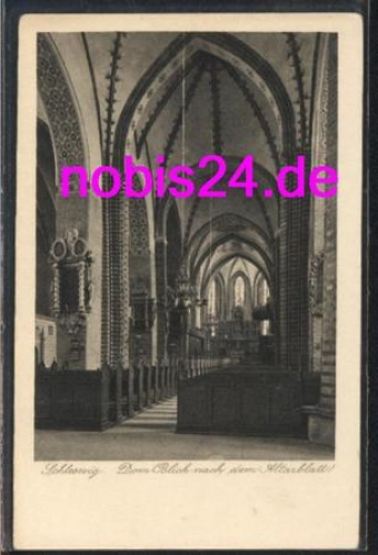 24837 Schleswig Dom Innenansicht  *ca.1930