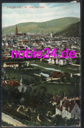 Freiburg Breisgau vom Lorretto  ca.1910
