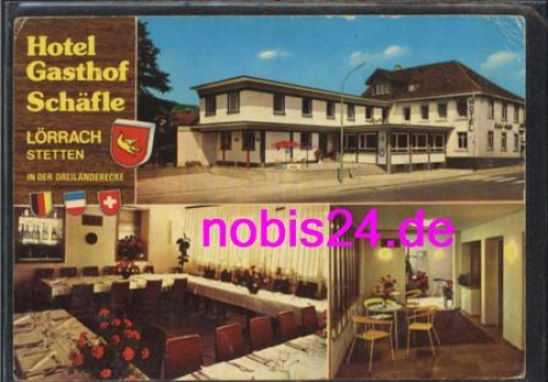 79529 Loerrach Hotel Gasthaus Schaefle o 7.6.1975