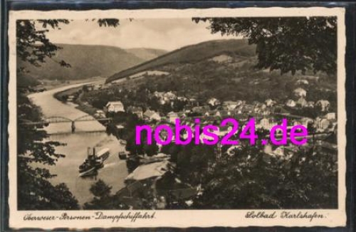 34385 Karlshafen Solbad Luftbild o 28.6.1936