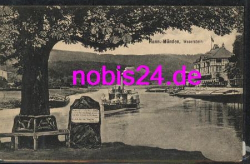 34346 Hann. Münden Weserstein o 30.10.1917