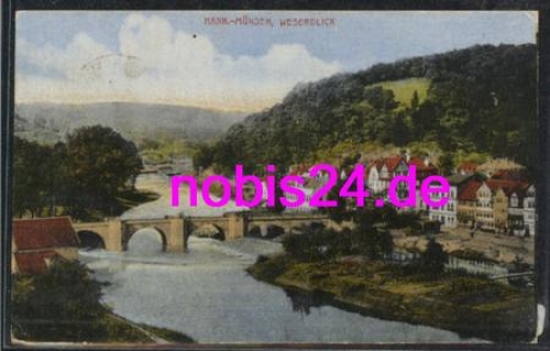 34346 Hann. Münden Weserblick o 19.8.1918