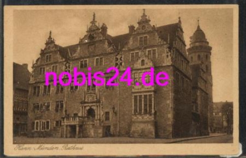 34346 Hann. Münden Rathaus *ca.1920