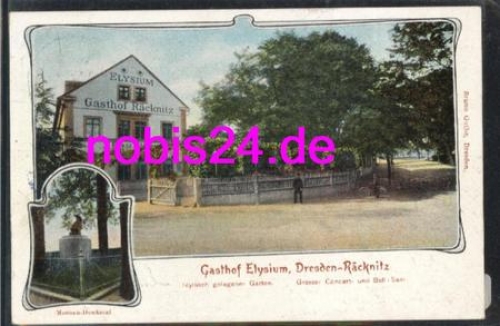 Racknitz Dresden Gasthof Elysium o 10.8.1906
