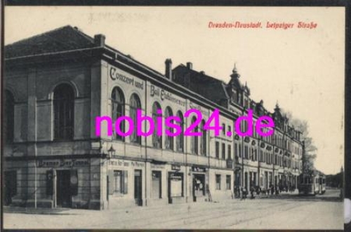 Pieschen Dresden Gasthof Leipzigerstrasse *ca.1910