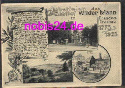 Wilder Mann Dresden Gasthaus  *ca.1925