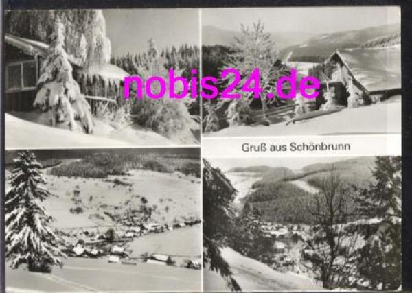 98667 Schonbrunn Thuringia Winter o ca.1979