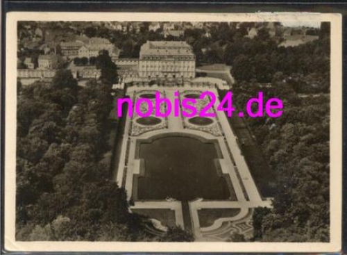 50321 Bruhl Schloss Luftbildaufnahme  ca.1950