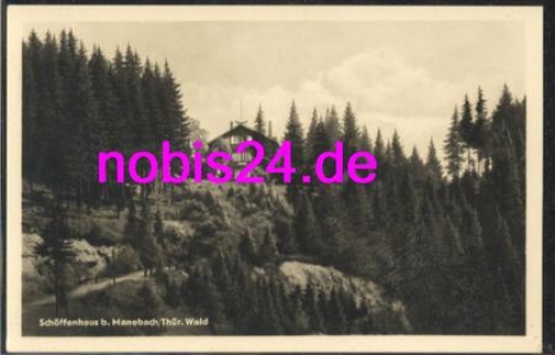 98693 Manebach Thüringen Schöffenhaus *ca.1955