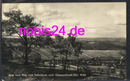 98744 Oberweissbach Froebelturm *ca.1956