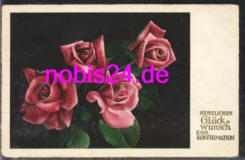 delicate roses confirmation *ca.1950