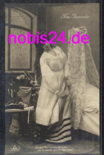 Erotica Fra Diavolo woman getting dressed * around 1910