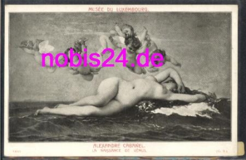 Nude - Erotica Venus with Angel by Cabanel * around 1920