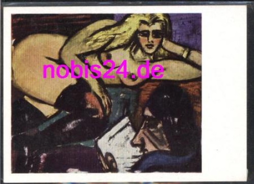Nude - Erotika Nackte by Max Beckmann * around 1955
