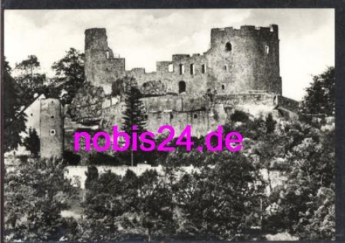 09623 Frauenstein Ansicht Burgruine  *ca.1975