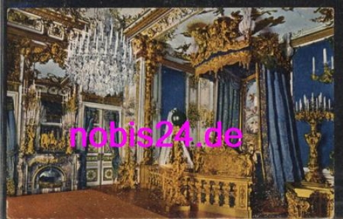 83256 Herrenchiemsee Schloss Schlafraum *ca.1950