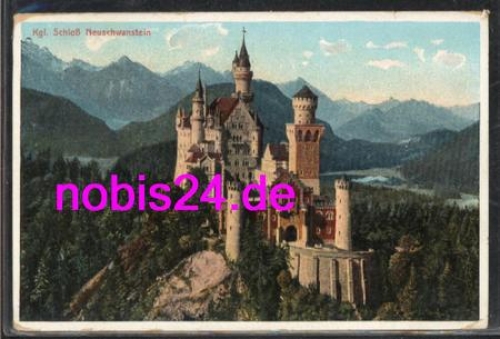 87645 Neuschwanstein Castle *ca.1950