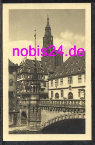 Straßburg Elsass die Rabenbrücke o 8.1.1943