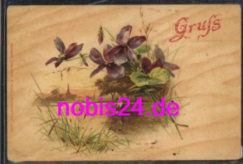 Violets with a view of the town * around 1935