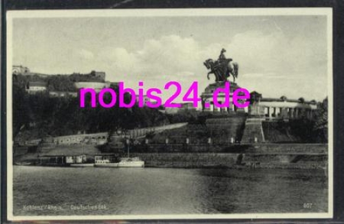Koblenz Deutsches Eck Denkmal *ca.1935