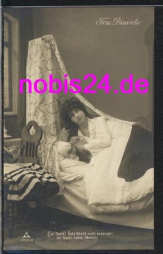 Girl in bed * around 1910