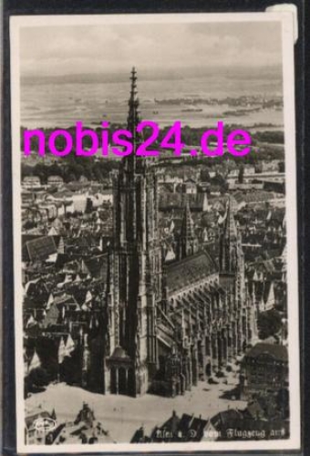 Ulm Dom Flugzeugaufnahme *ca.1930