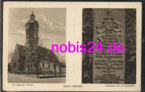 34340 Hann. Muenden St. Aegidien Kirche *ca.1920