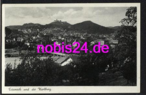99817 Eisenach town view with Wartburg o 1.11.1939