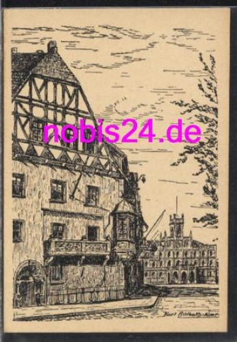 Weimar Fuerstenkeller artist card *ca.1955