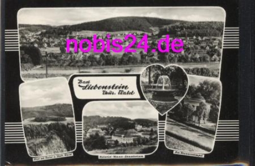 36448 Bad Liebenstein postcard o 9.10.1965