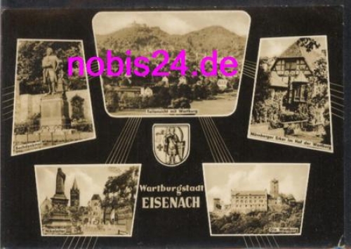 99817 Eisenach Wartburgstadt o 6.8.1966