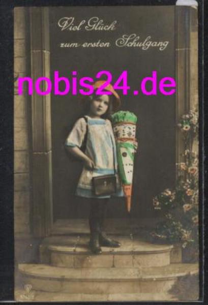 First class greetings card, sugar bag o April 20, 1914