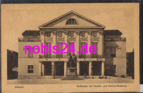 99400 Weimar Denkmal Theater o 27.5.1921