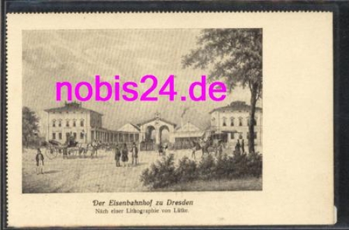 Dresden Neustadt Station artist card * around 1930