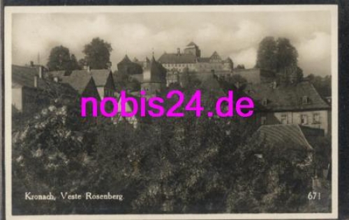 96317 Kronach Veste Rosenberg *ca.1930