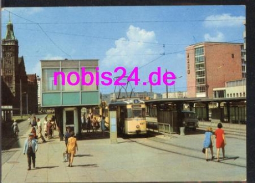 Karl Marx Stadt tram no 5 o February 14, 1971