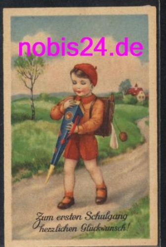 Back to school sugar cone child * around 1940