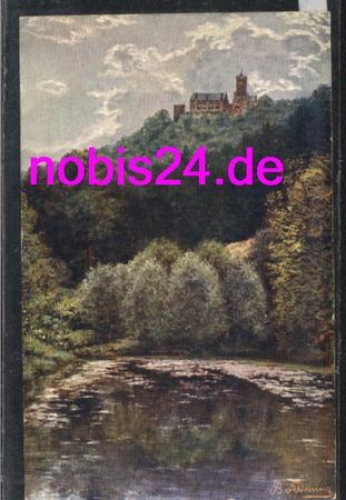 Eisenach Wartburg vom Hainteich *ca.1920