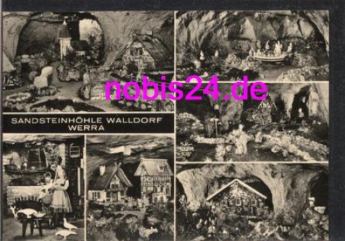 Walldorf Werra sandstone cave around 1978