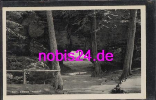01814 Saxon Switzerland cowshed cave o 23.8.1958