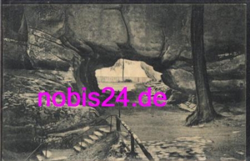 01814 Saxon Switzerland Cowshed Cave *ca.1925