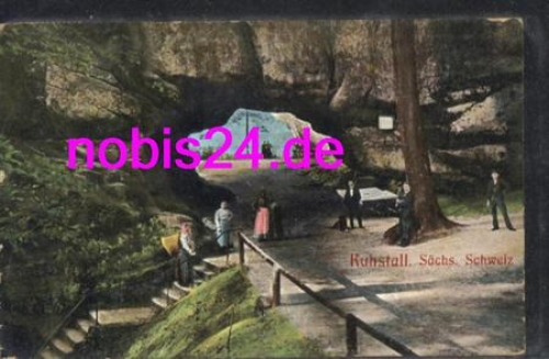 01814 Kuhstall Saxon Switzerland Cave o 20.6.1912